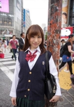 [セクシー]笑顔キュートな渋谷系美少女JKが隠れ巨乳＆美尻でエロいwww酒井ももか画像！
