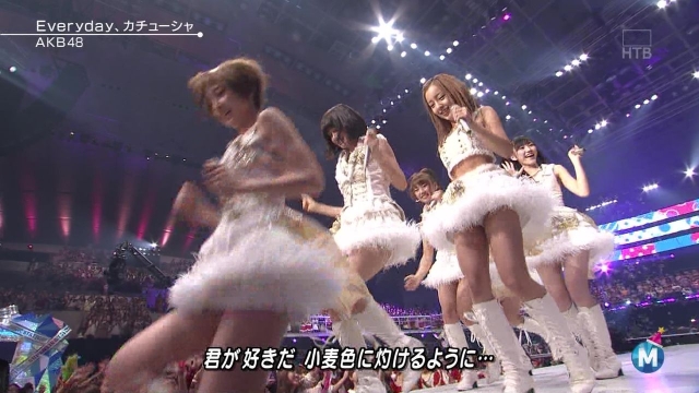 AKB48がMステ出演 ローアングルにファンが大興奮