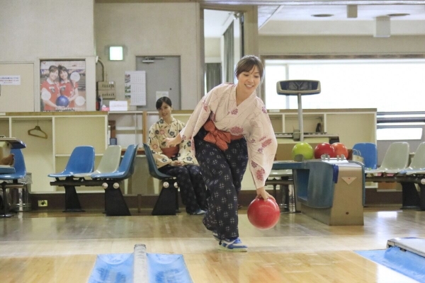 美女の素顔と浴衣と山袴と…