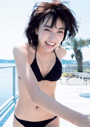S級美少女・坂ノ上茜の水着画像60枚【黒ビキニ姿が可愛すぎてやばいです！】