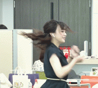 【gif】森香澄アナが踊る