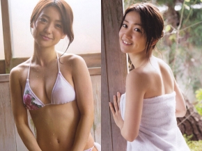 【妄想用】年末年始は大島優子とお忍びで温泉旅行へ出かけて露天風呂でS●X!!&ビキニ水着
